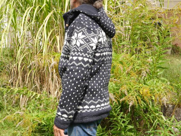 Wolljacke aus Schafswolle